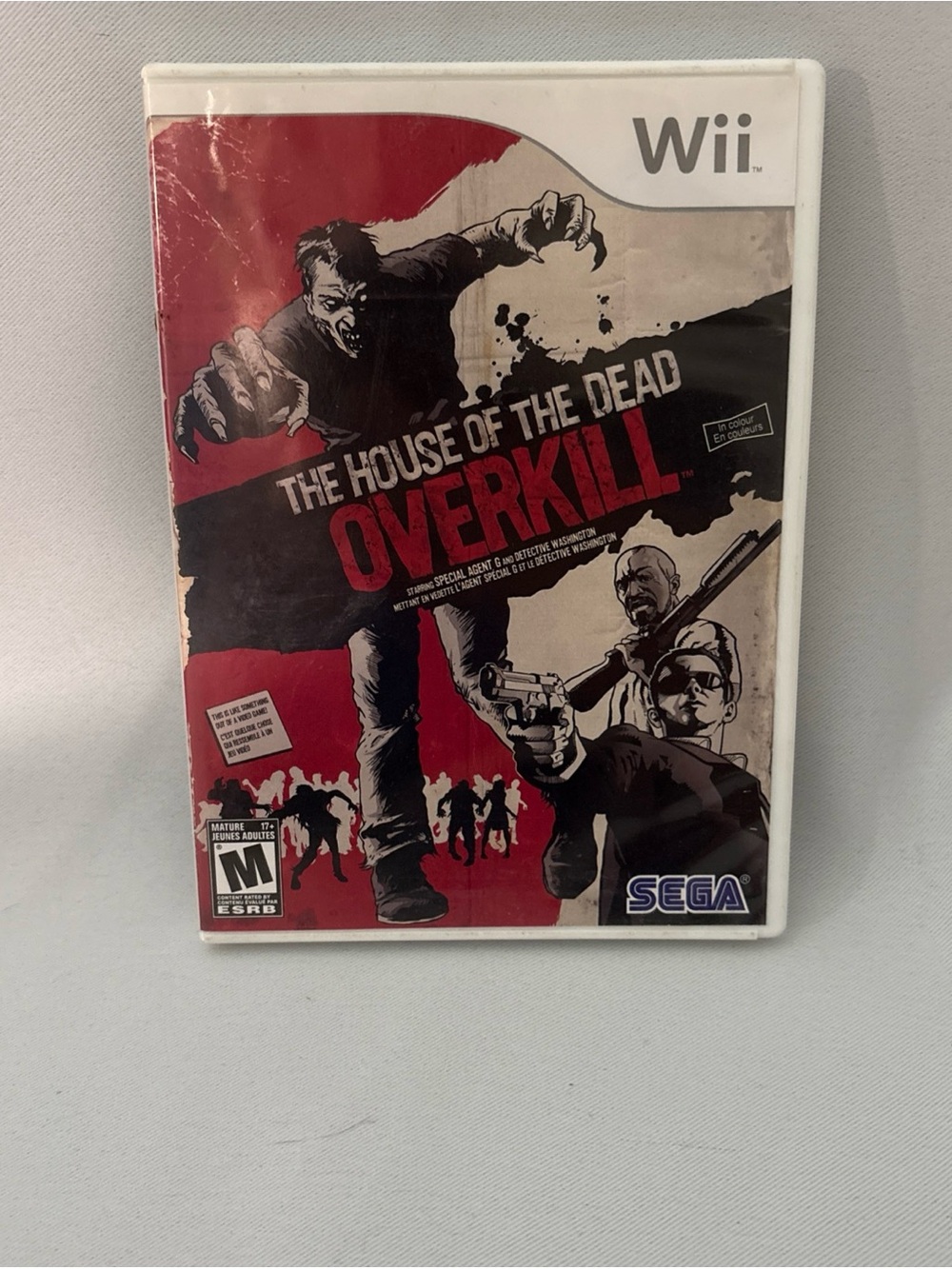 The House of the Dead: Overkill (Wii) - SEGA Red & Black Cover